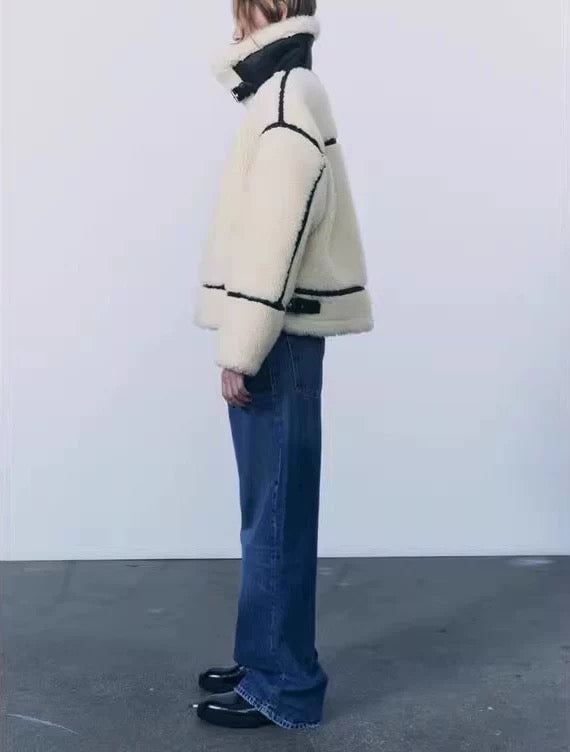 Za Faux Fur Coat My Clothina