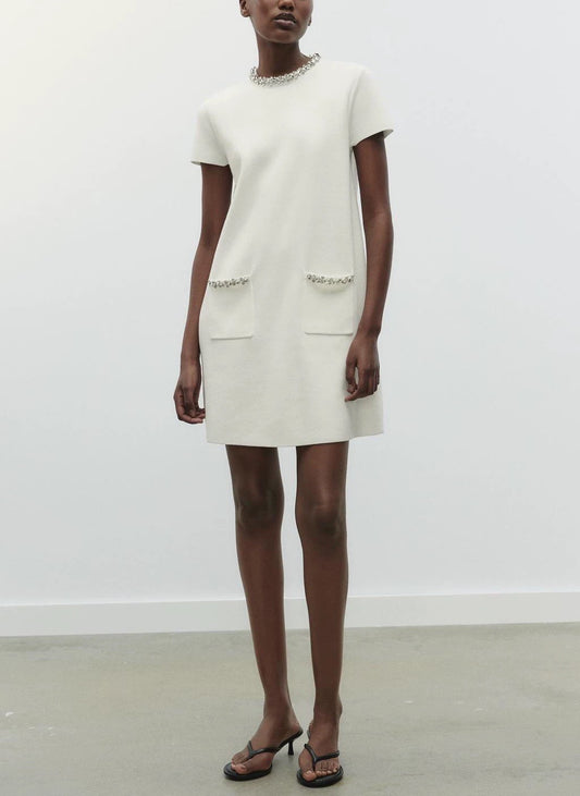 Wavy Knit Dress - My Clothina