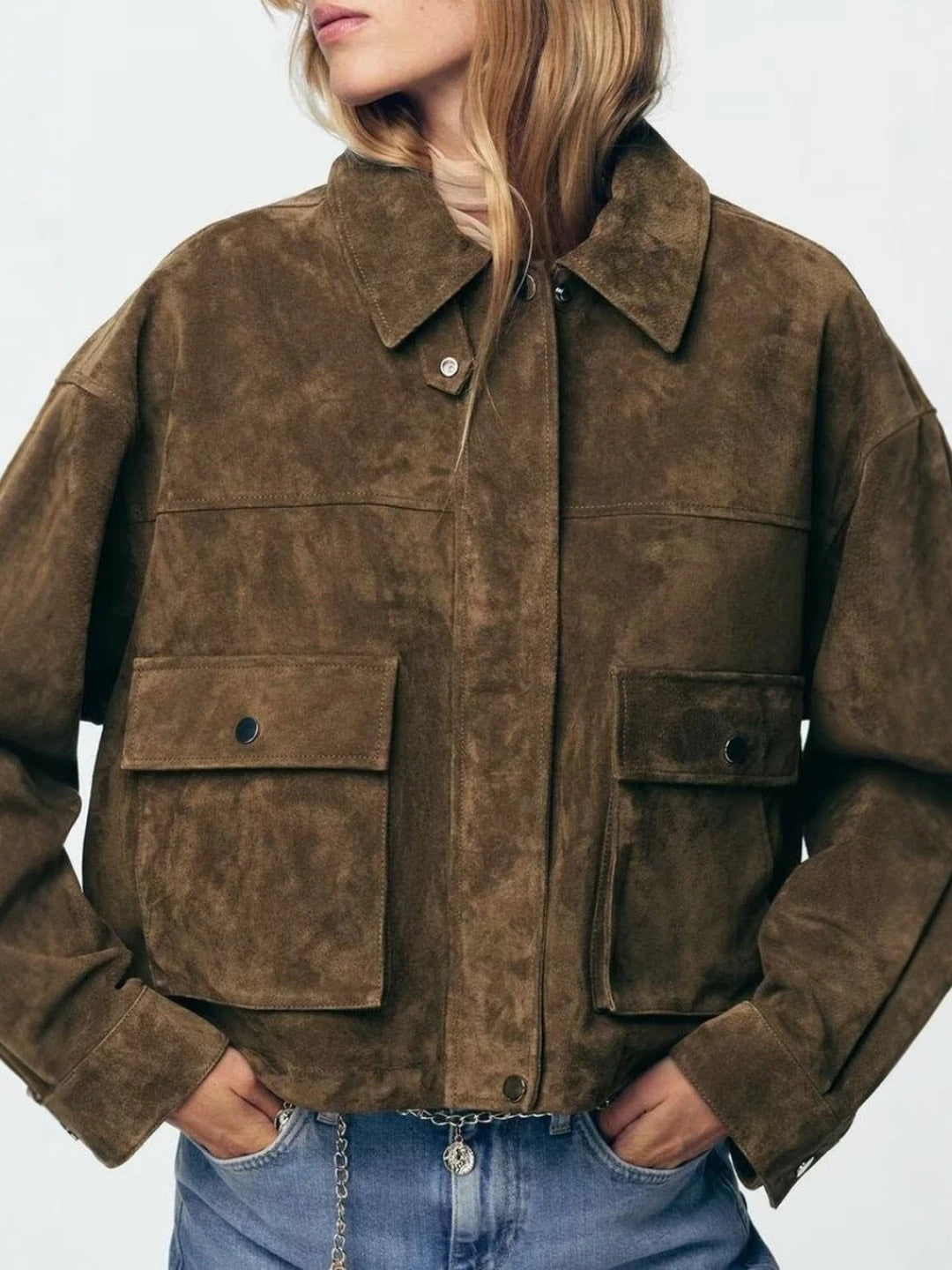 LEATHER BOMBER JACKET My Clothina