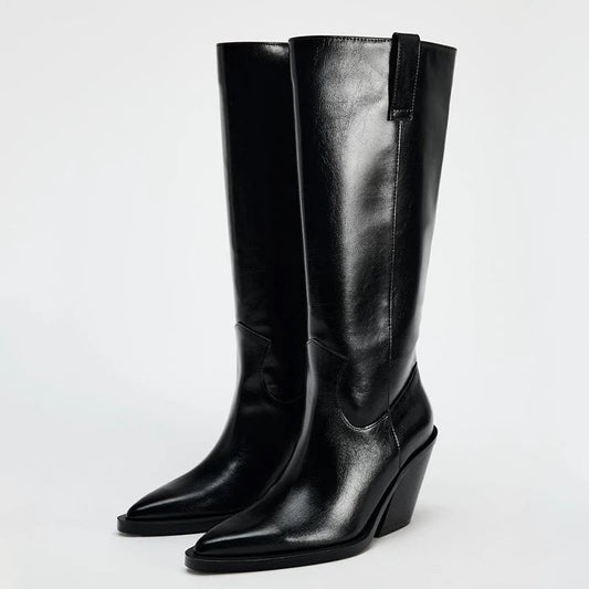 Western style cowboy boots My Clothina